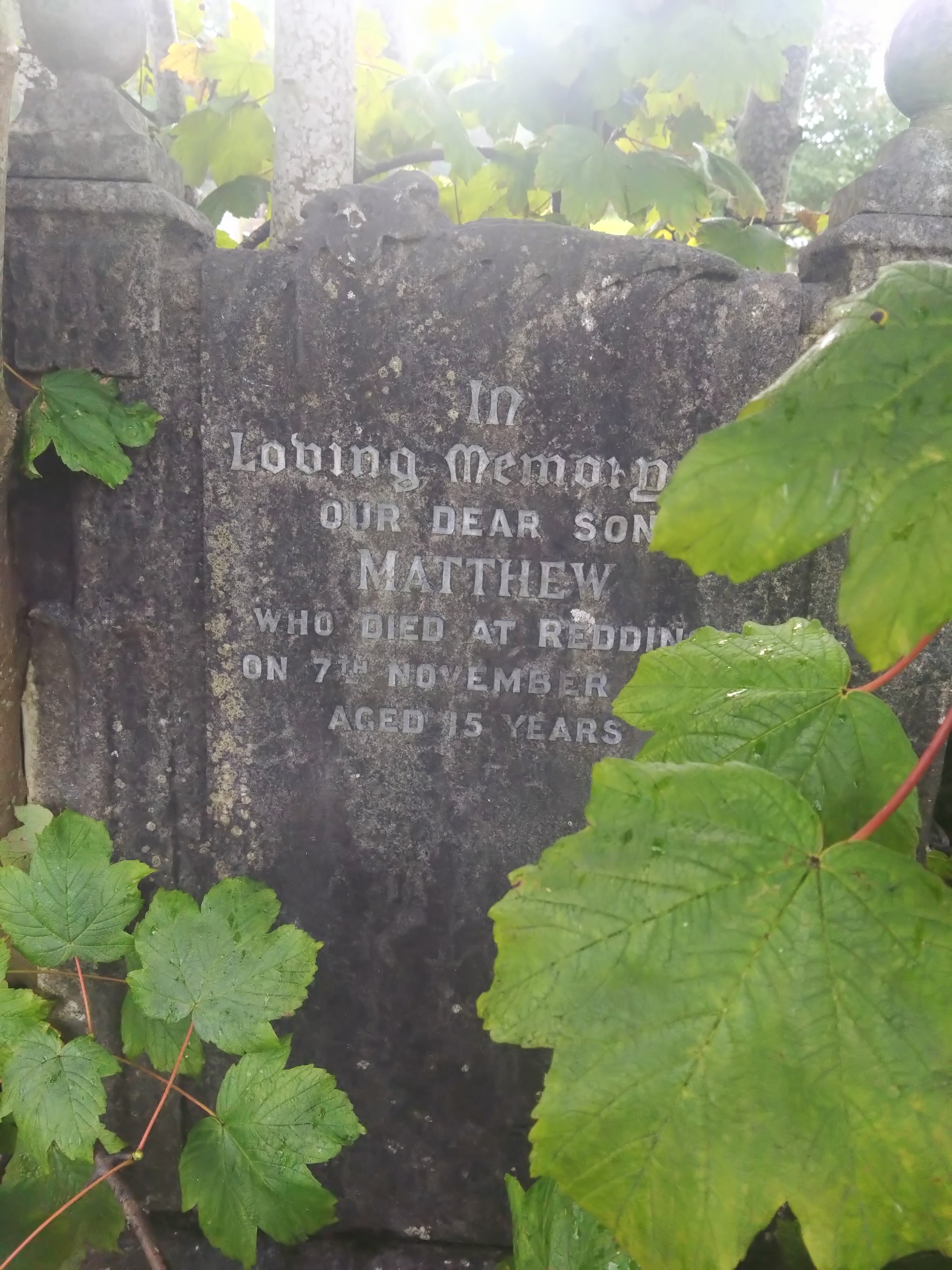 Remembering Matthew McKenzie – Broken Columns